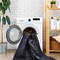 Edge Collections - 4' x 6' - Black & Grey - Washable Rugs Area Rug Non-Slip Low-Pile Kid and Pet Friendly - 1 Piece